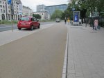 La Région bruxelloise recherche un dispositif de séparation des cheminements piétons-cyclistes 
