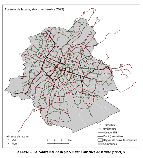 carte la contrainte de déplacement "absence de lacune strict"