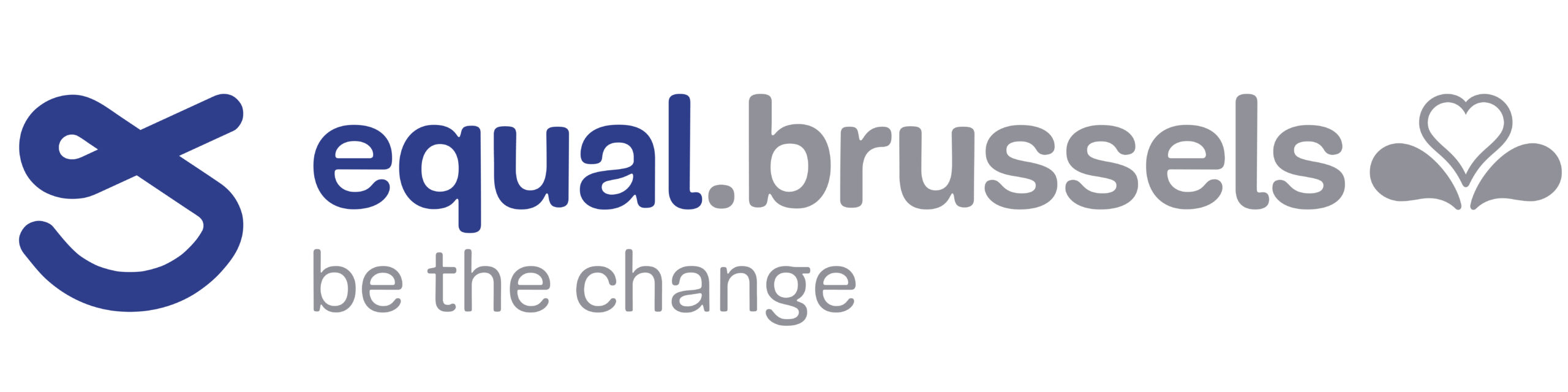 logo equal.brussels - be the change
